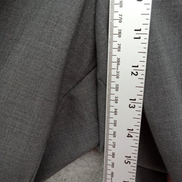 Banana Republic‎ Pants Mens 36x34 Gray Wool Dress Classic Fit Straight - Picture 4 of 9